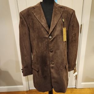 Luca Rossi Mens suede sports coat